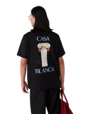 Casablanca La Colonne T-shirt Black
