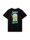 Casablanca Le Jeu Colore T-shirt Black/Multicolor one-kickz
