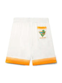 Casablanca Palm Springs Icon Orange silk Short one-kickz