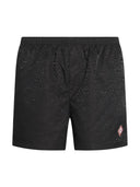 Casablanca Printed Swim Shorts Black one-kickz