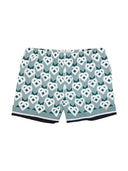 Casablanca Printed Swim Trunk Heart Monograme Green Shorts one-kickz