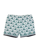 Casablanca Printed Swim Trunk Heart Monograme Green Shorts one-kickz