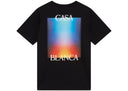 Casablanca Stacked Gradient Casa Logo T-shirt Black one-kickz