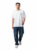Casablanca Surreal Printed T-Shirt White one-kickz