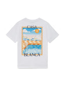 Casablanca Surreal Printed T-Shirt White one-kickz