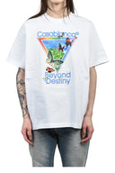 Casablanca Tennis Club Icon Beyond White T-Shirt one-kickz