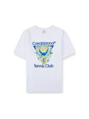 Casablanca Tennis Club Icon Butterfly Print White T-shirt one-kickz