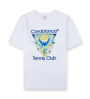 Casablanca Tennis Club Icon Butterfly Print White T-shirt one-kickz