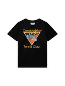 Casablanca Tennis Club Icon Printed T-Shirt 'Black' one-kickz