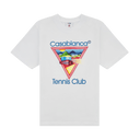 Casablanca Tennis Club Icon Printed T-Shirt 'White' one-kickz