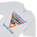 Casablanca Tennis Club Icon Printed T-Shirt 'White' one-kickz
