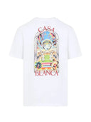 Casablanca Tennis Landscape White T-Shirt one-kickz