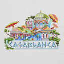 Casablanca The Road To Knowledge Printed T-Shirt 'White' one-kickz
