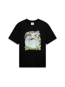 Casablanca Volcano Print Black T-Shirt one-kickz