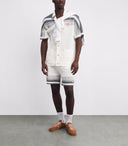 Casablanca White Crochet Tennis Button Up one-kickz