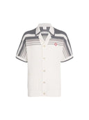 Casablanca White Crochet Tennis Button Up one-kickz
