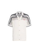 Casablanca White Crochet Tennis Button Up one-kickz