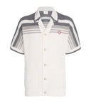 Casablanca White Crochet Tennis Button Up one-kickz