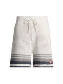 Casablanca White Crochet Tennis Short Gradient Grey one-kickz
