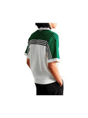 Casablanca White Green Knitted Shirt one-kickz