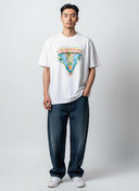 Casablanca White Inonocence Triangle T-shirt White one-kickz