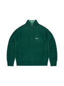 Corteiz 2 Tone Ribbed Knit Zip Up Green one-kickz