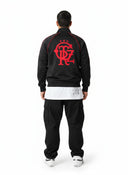 Corteiz 3 Star Crest Track Jacket Black one-kickz