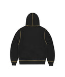 Corteiz Alcatraz Contrast Hoodie 'Black/Yellow' one-kickz