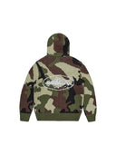 Corteiz Alcatraz Heavy Knit Zip Hoodie Camo one-kickz