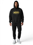 Corteiz Alcatraz Hoodie V2 'Black/Yellow' one-kickz