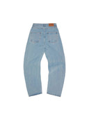 Corteiz Allstarz Denim Baggy Jeans Washed Blue one-kickz