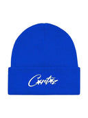Corteiz Allstarz Folded Beanie Blue one-kickz