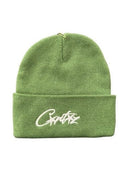 Corteiz Allstarz Folded Beanie Green one-kickz