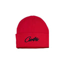 Corteiz Allstarz Folded Beanie Red one-kickz