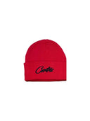 Corteiz Allstarz Folded Beanie Red one-kickz