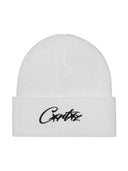 Corteiz Allstarz Folded Beanie White one-kickz