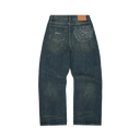 Corteiz Alweiz Baggy Jeans Vintage Indigo one-kickz