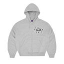 Corteiz Alweiz Zip Hoodie Heather Grey