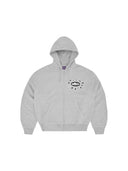 Corteiz Alweiz Zip Hoodie Heather Grey one-kickz