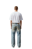 Corteiz Ardwear Panel Baggy Jeans Washed Indigo one-kickz