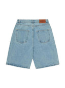Corteiz Baggy Denim Shorts Stonewash one-kickz
