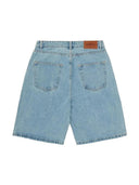 Corteiz Baggy Denim Shorts Stonewash one-kickz