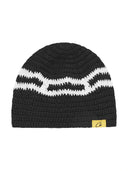 Corteiz Big Crochet Beanie Black/White one-kickz