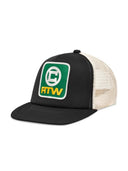Corteiz Box Trucker Hat Black one-kickz
