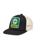Corteiz Box Trucker Hat Black one-kickz