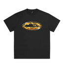 Corteiz Corroded Island Tee Black one-kickz