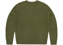 Corteiz Crochet Applique Knit Crew Khaki one-kickz