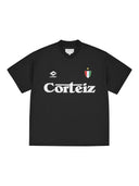 Corteiz Ghini Football Jersey Black one-kickz