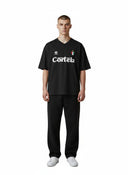 Corteiz Ghini Football Jersey Black one-kickz