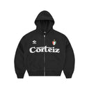 Corteiz Ghini Zip Hoodie Black one-kickz